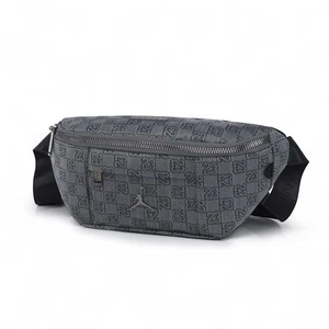 Jordan Monogram Waist Bag (GRAY Crossbody Zipped, Adjustable Strap - Picture 1 of 10