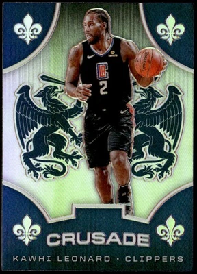 Panini Chronicles #533 Kawhi Leonard Silver Prizm Crusade E1 2019-20 Foto 1 de 2