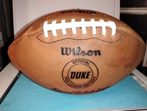 OFFIZIELLES SPIEL WILSON FOOTBALL DER HERZOG PETE ROZELLE SCHWER ZU FINDEN LESEN FLECK - Bild 1 von 8