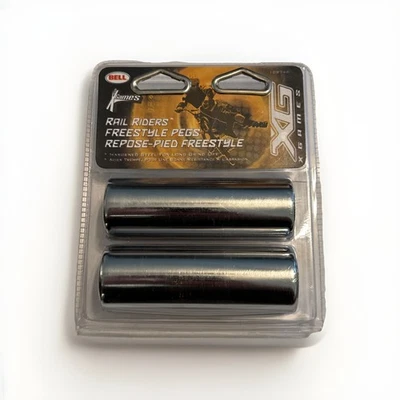 XGames Chrome Rail Riders Freestyle Foot Pegs Repose Pied Freestyle New Smooth - Image 1 of 4