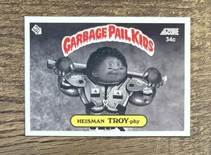 Garbage Pail Kids /250 Tecmo Boxx Bo Jackson 34c Heisman Troy-phy Auto Card - Picture 1 of 2
