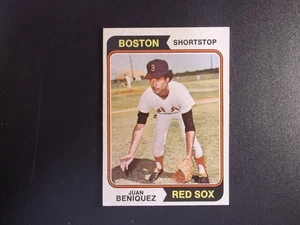 1974 Topps Baseball Juan Beniquez Card # 647 - Picture 1 of 2