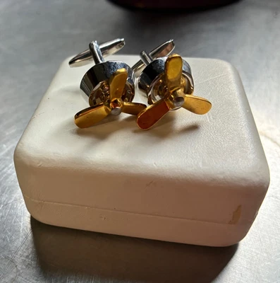 Gemelos de motor de avión para hombre regalo perfecto, hélices giratorias, nuevos Foto 1 de 3