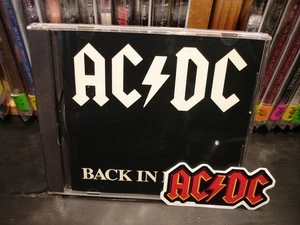 AC/DC ~ Back In Black ~ (CD w/Bonus Sticker ~ USA & Europe Atlantic 16018-2) - Picture 1 of 12