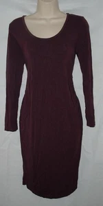 Eggplant Purple Sz Small Maternity Soft Stretchy Long Sleeve Dress OLD NAVY - Picture 1 of 3