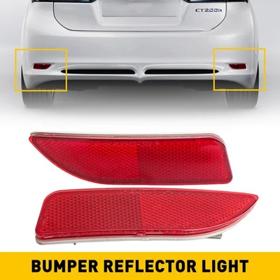 Funda de luz reflectora de parachoques izquierda derecha para 11-13 Lexus CT 200h CT200h TO1184102 Foto 1 de 4