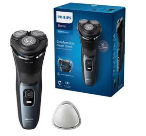 Philips Series 3000 Elektrischer Nass- & Trockenrasierer 5D Flex Pivot + Trimmer S3244/12 - Bild 1 von 1