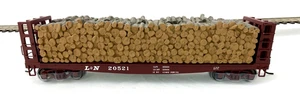 Atlas ho Louisville & Nashville Pulpwood Flat Car 20002876 Road 20521 new - Picture 1 of 7