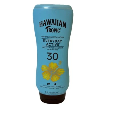 Loción activa diaria Hawaiian Tropic protector solar FPS 30, 8 oz Foto 1 de 2