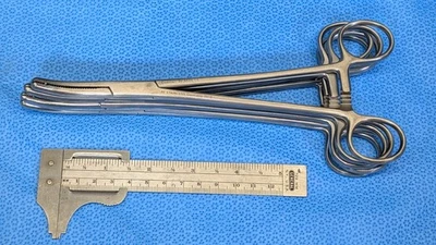 5x Pinzas de histerectomía Codman 30-5526 Heaney mandíbula pesada quirúrgicas de un solo diente Foto 1 de 4