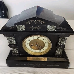 Antiguo Reloj Richard & Cie Francés MÁRMOL Manto.USPS Regalo de Boda para Ejecutivo - Imagen 1 de 24