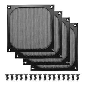 Boîtier d'ordinateur de bureau 140 mm ventilateur grilles anti-poussière étui housse avec9965 - Photo 1/7