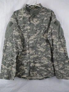 ACU Large Long Army Coat/Top/Blouse/Shirt/Jacket Digital Camo Ripstop Combat - Picture 1 of 3