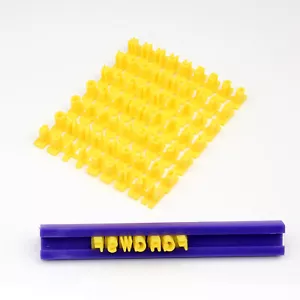 Alphabet Number Capital Letter Biscuit Cookie Cake Press Tool Set Baking Stamp - Picture 1 of 4