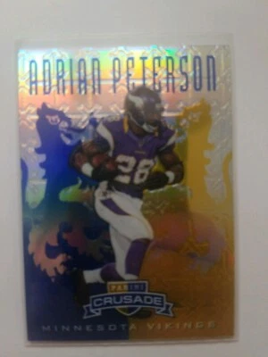 ADRIAN PETERSON 2013 ROOKIES AND STARS CRUSADE #2 BLUE AF9737 - Image 1 of 2