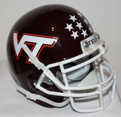 1983 - 1986 Virginia Tech Hokies Custom Mini Helmet Cover