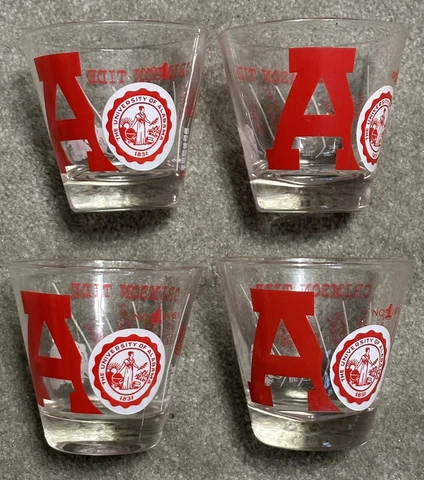 Vintage Alabama Glasses Crimson Tide 1959 Liberty Bowl Glasses (4) Cover