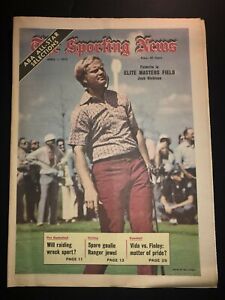 1972 Sporting News THE MASTERS Jack NICKLAUS No Label ABA All Stars GILMORE
