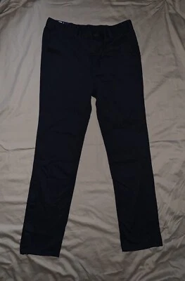 Pantalón French Toast Girls Azul Marino Adaptable Pierna Recta Sarga Elástico NUEVO CON ETIQUETAS talla 18 Foto 1 de 4