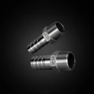 Raccordo tubo filettato maschio acciaio inox 304 x tubo a spillo coda pagoda giunto NPT - Foto 1 di 6