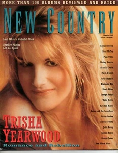 New Country Magazine March 1995 Trisha Yearwood Lari White Brother Phelps - Picture 1 of 3