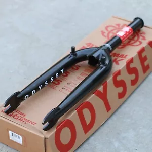 ODYSSEY BMX F-ZERO BICYCLE 3/8" FORK BLACK 0mm OFFSET - Picture 1 of 2