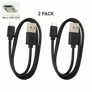 2 Micro USB Charging Cable Cord for SteelSeries Arctis 7 Wireless Gaming Headset - Picture 1 of 6