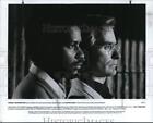 1987 Press Photo Denzel Washington i Kevin Kline gwiazda w "Cry Freedom"