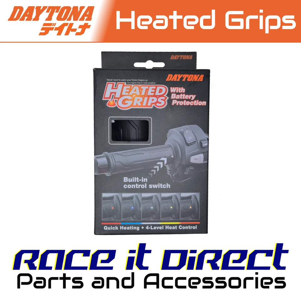 Daytona Heated Grips For Ducati 1098S 2007-2009 22mm 7/8 - Image 1 of 4