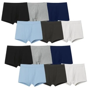 Men’s 12-Pack Assorted Seamless Cotton Stretch Boxer Briefs - Picture 1 of 3