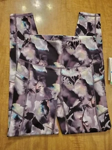 GAIAM XS Ankle Leggings OM High Rise Pocket 7/8 Sweet Grape New NWT Free Ship - Picture 1 of 8