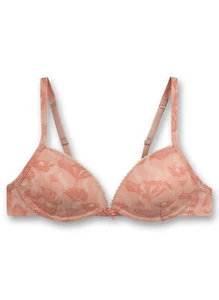 Sanetta Girls Soft Cup Bra Padded Pink Hummingbird Hummingbird 65A 70A 70B 75A NEW - Picture 1 of 3