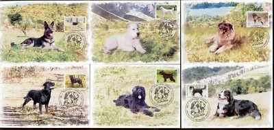 Transnistria 2015 2016 perros 6 maxicards Foto 1 de 4