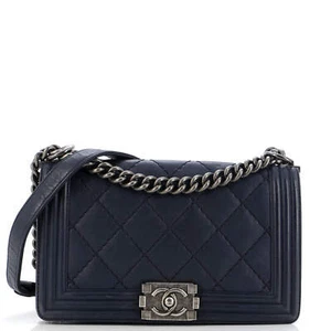 Chanel Stitch Boy Flap Bag Quilted Calfskin Old Medium - Picture 1 of 8