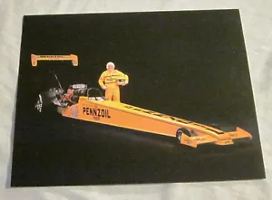 EDDIE HILL PENNZOIL NHRA WORLD'S FIRST 4 SECOND RUN 1988 PROMO CARD - Picture 1 of 2