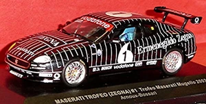 Maserati Coupe Trofeo Zegna #1 Arnoux Mugello 2003 schwarz black1:43 Ixo - Bild 1 von 4