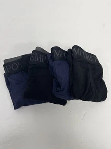 Emporio Armani Boxers Black and Navy Blue Size 2XL Pack of 4 - Picture 1 of 7