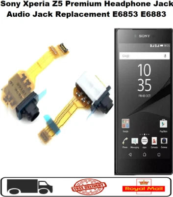 Repuesto conector para auriculares premium Sony Xperia Z5 E6853 E6883 Foto 1 de 2