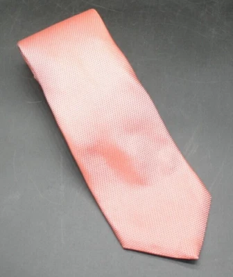 Corbata de Seda Brooks Brothers Naranja Acabado PK Sólido Hecha en EE. UU. 58"x3.25" Nueva Otra Foto 1 de 4