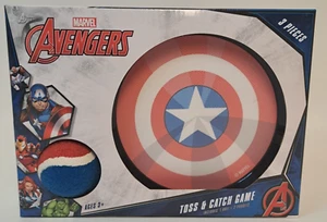 Marvel Avengers Tennisball werfen und fangen Spiel Griff Paddel Kinder Outdoor Sport - Bild 1 von 4