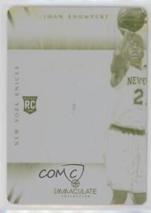 2012-13 Immaculate Patch Printing Plate Yellow 1/1 Iman Shumpert Rookie RC 0af