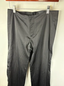 Mossimo Stretch Black Dress Pants Women's Size 6 Button Hook & Eye Straight Leg - Picture 1 of 6
