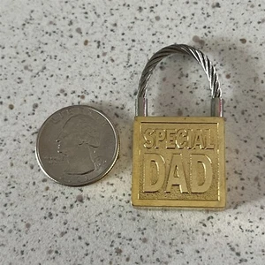 Schlüsselanhänger Schlüsselring besonderer Vater goldfarben #47628 - Bild 1 von 2