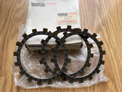 YAMAHA YZ125 1989-90 CLUTCH FRICTION PLATE SET OF 3 NEW GENUINE OEM 3JD-16321 Foto 1 de 2