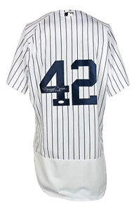 Mariano Rivera Signed Yankees Majestic Authentic Baseball Jersey HOF 19 JSA