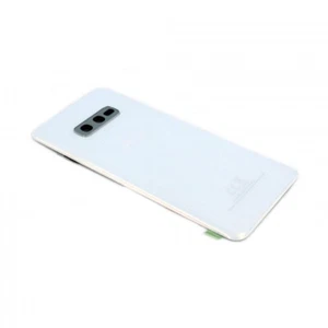 Samsung S10e SM-G970F Akkudeckel Backcover weiss white NEU - Afbeelding 1 van 2