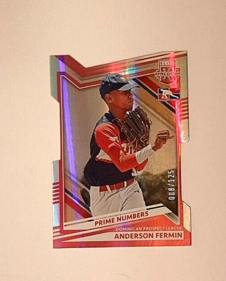 2022 Elite Extra Edition Prime Number Die Cut Red #179 Anderson Fermin Rc #8/125 - Image 1 of 3