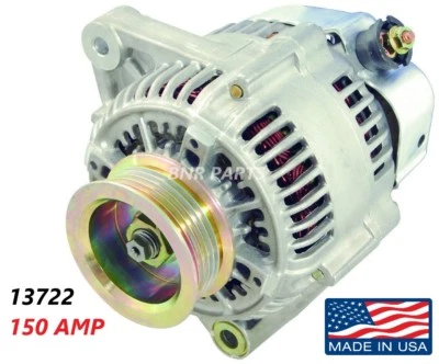 150 Amp 13722 Alternator Honda Prelude 2.2L 99-01 High Output Performance NEW HD - Image 1 of 2