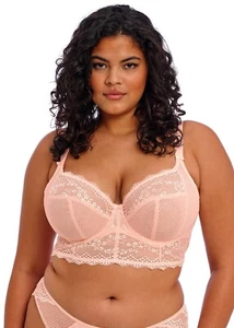 ELOMI CHARLEY PINK UNDERWIRE BRALETTE BRA & HIGH LEG BRIEF SET 36FF / 14FF 14 - Picture 1 of 2