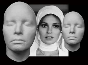 Raquel Welch Half Face Life Mask Lifecast Bust One Million Years BC - Picture 1 of 15